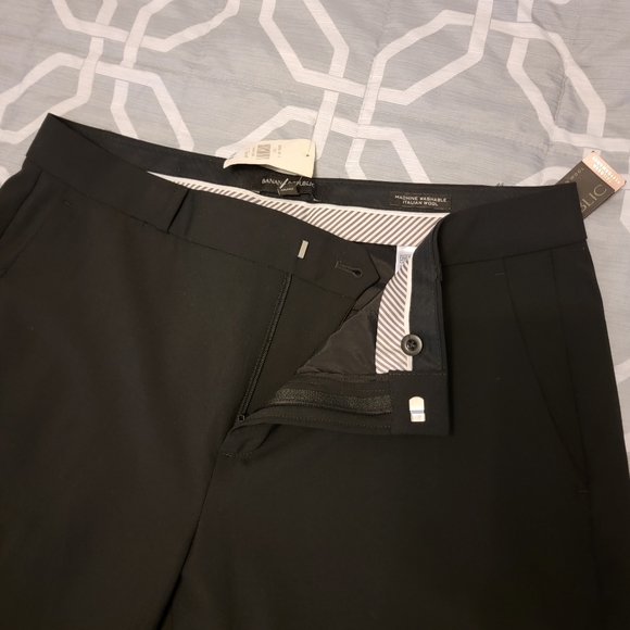 Banana Republic Avery pants black 12 Short Petite - Picture 2 of 5